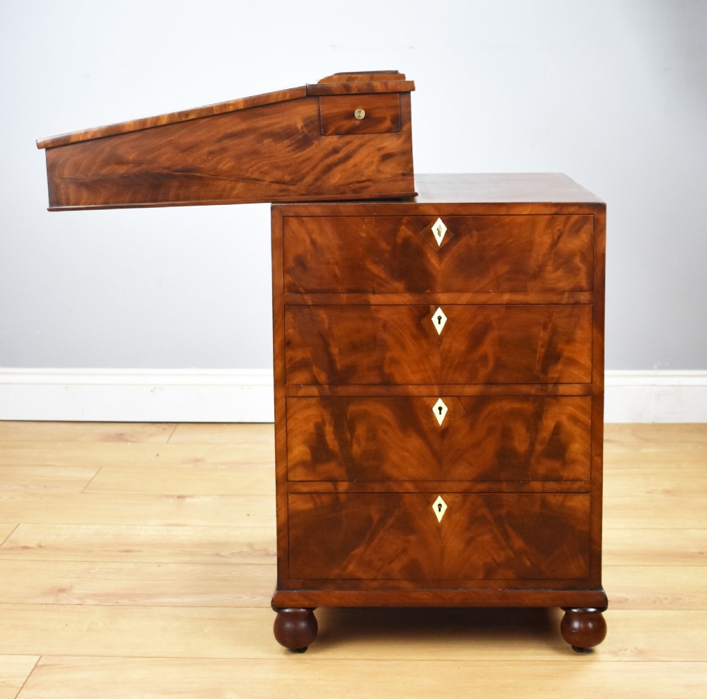 Regency Flame Mahogany Davenport by Wilkinson View VII