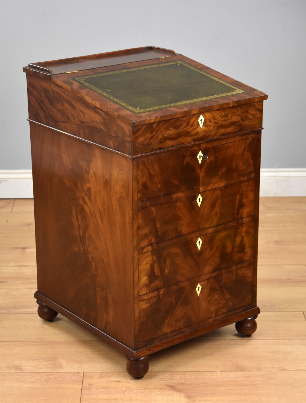 Regency Flame Mahogany Davenport by Wilkinson