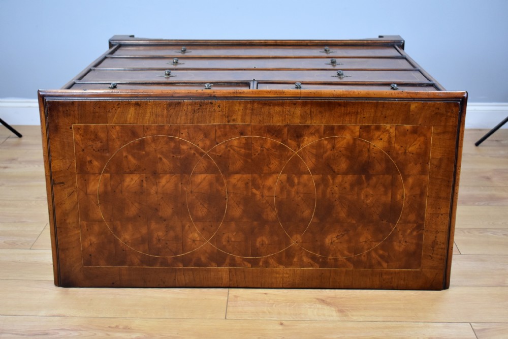 18th Century Walnut and Oyster Veneer Chest of Drawers View VI
