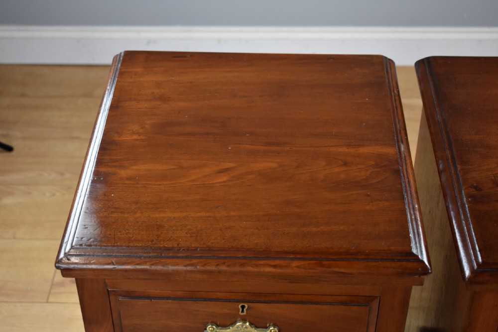 Pair of Victorian Walnut Bedside Chests View IV