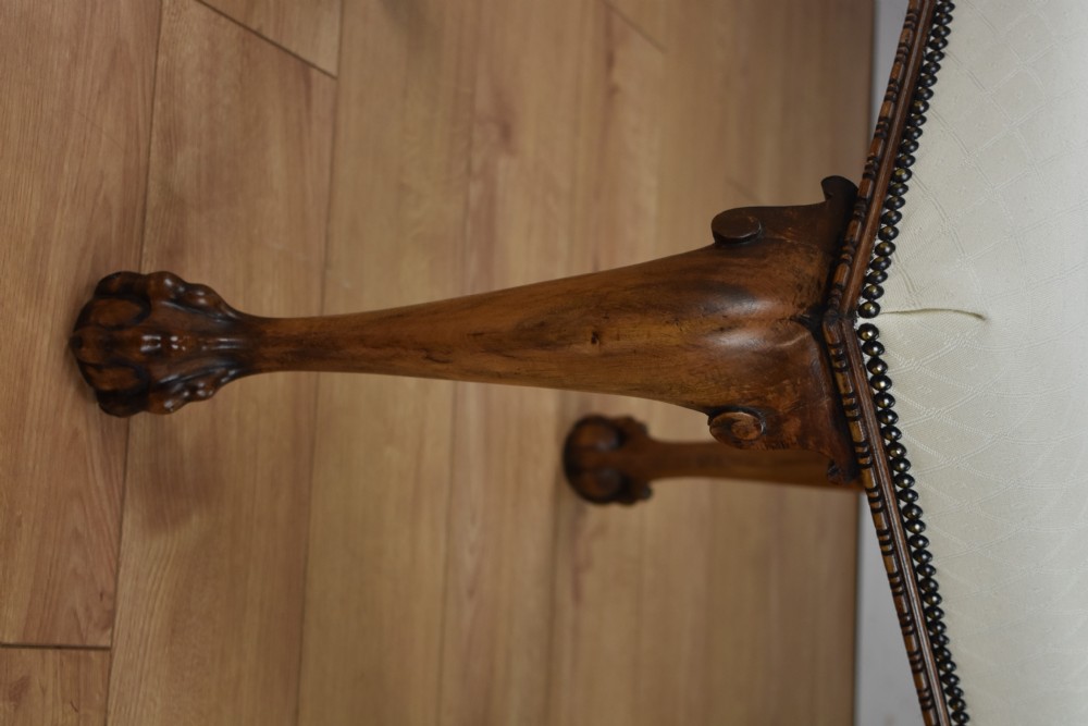 1930 Walnut claw and Ball Footstool View III