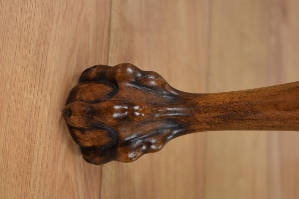 1930 Walnut claw and Ball Footstool View IV