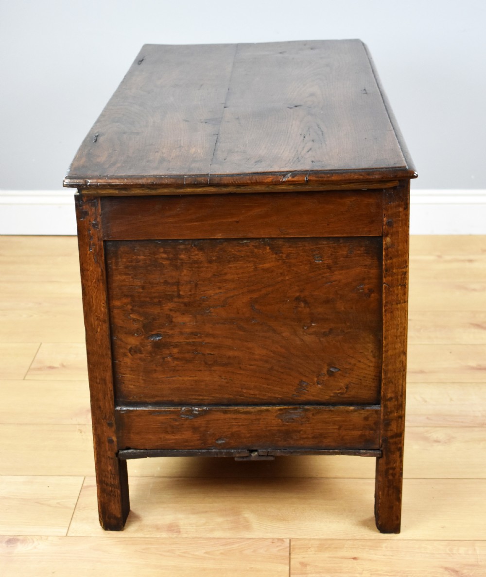 Georgian Carved Oak Coffer View IV