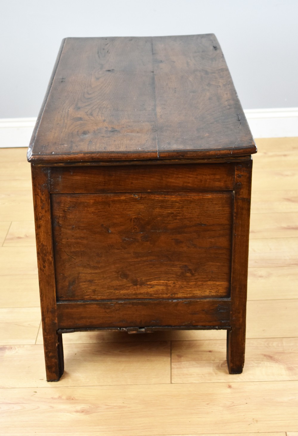 Georgian Carved Oak Coffer View V