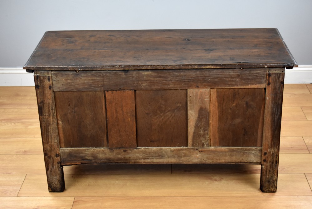 Georgian Carved Oak Coffer View VII