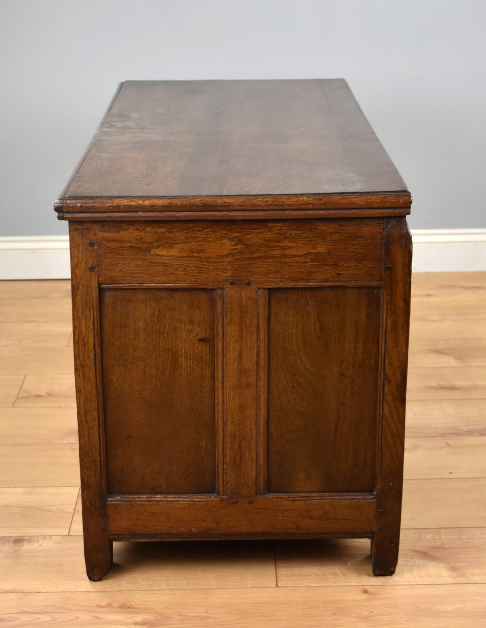 Georgian Oak and Inlaid Coffer View IV
