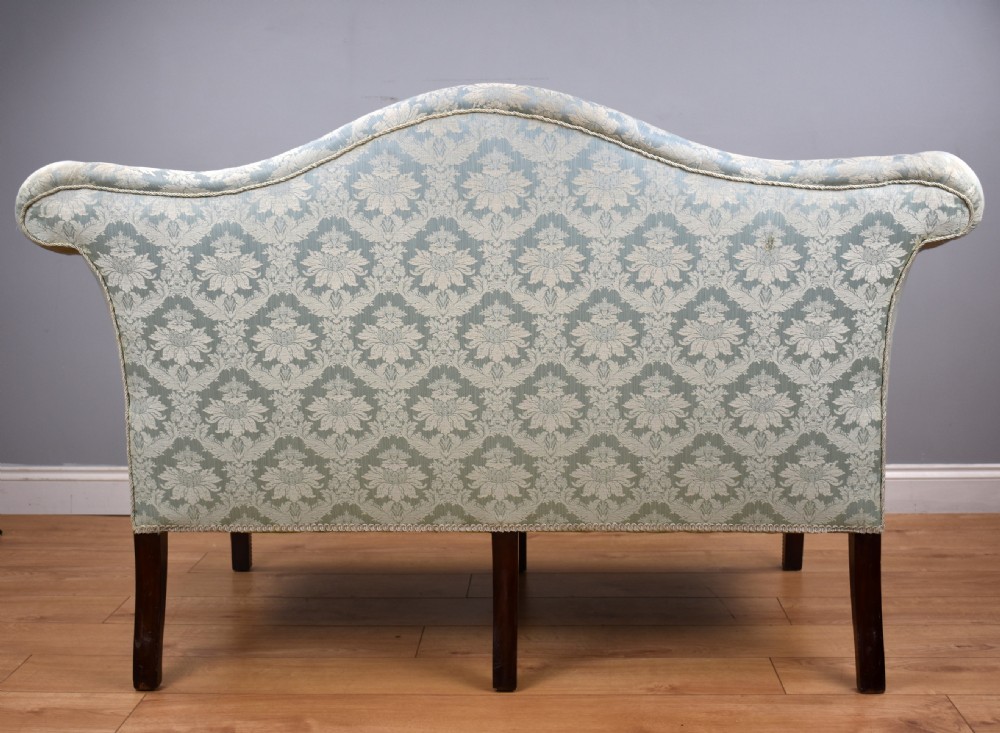 George III Mahogany Chippendale Style Sofa View III