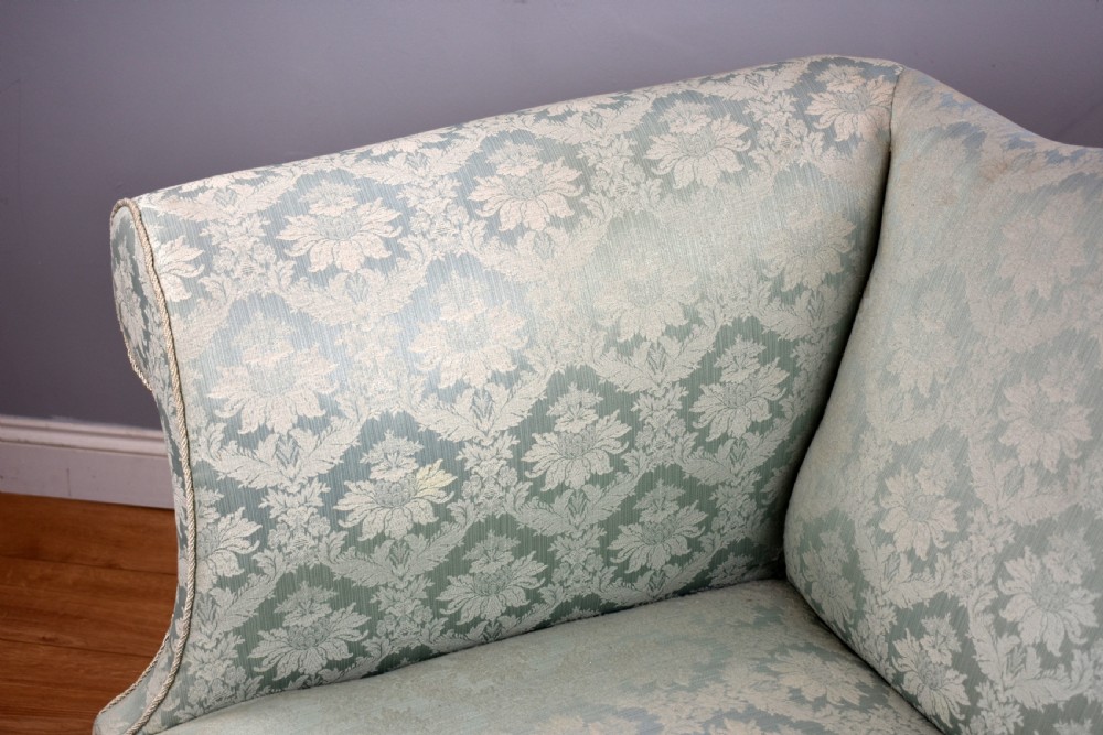 George III Mahogany Chippendale Style Sofa View VI