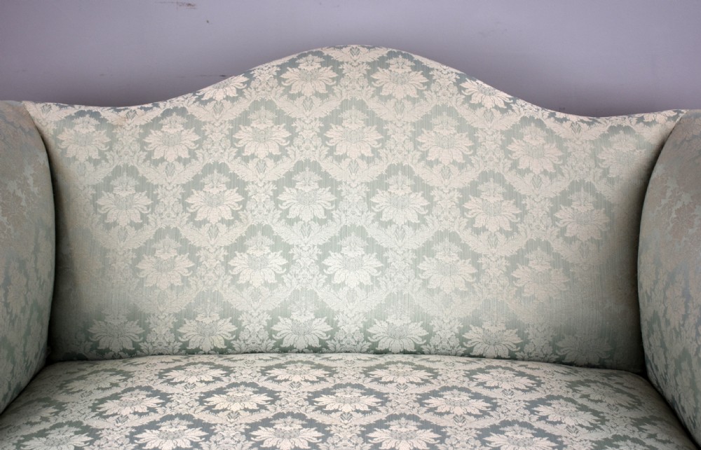 George III Mahogany Chippendale Style Sofa View VII