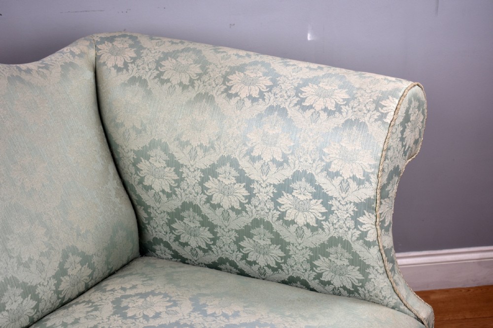 George III Mahogany Chippendale Style Sofa View VIII