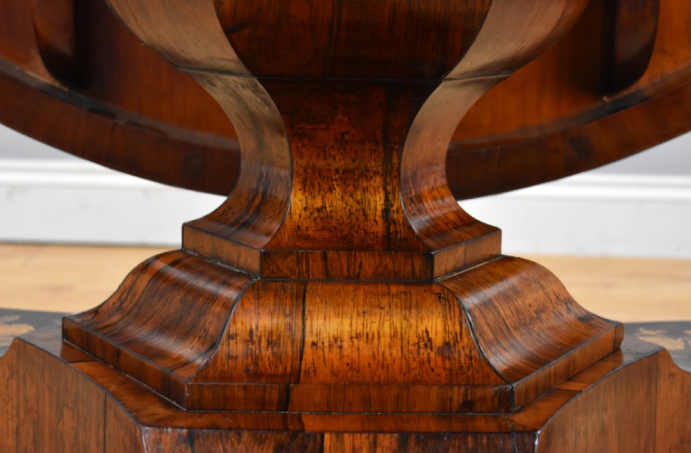 Early Victorian Rosewood Marquetry Breakfast Table View V