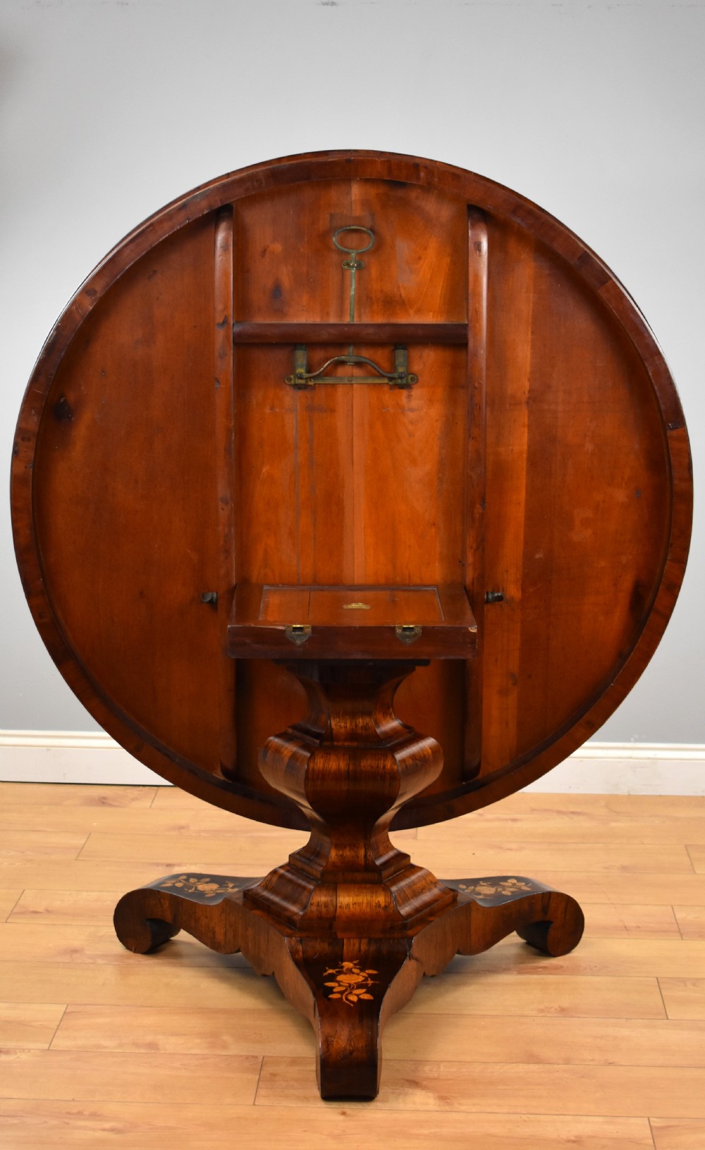 Early Victorian Rosewood Marquetry Breakfast Table View XIII