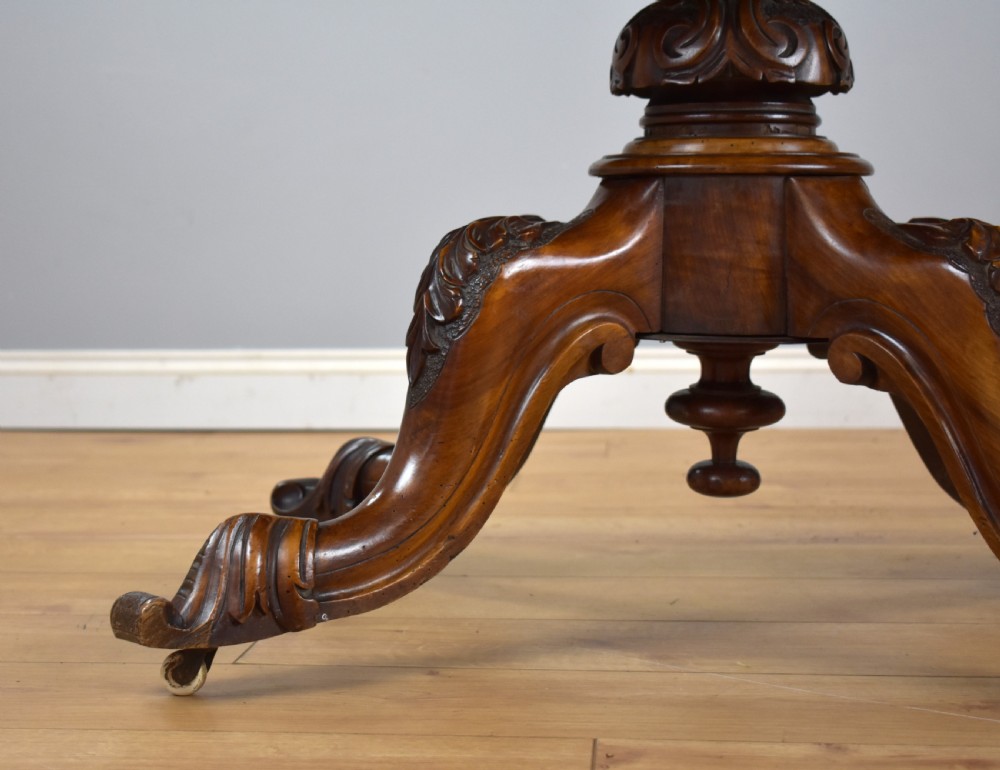 Victorian Burr Walnut Breakfast Table View V