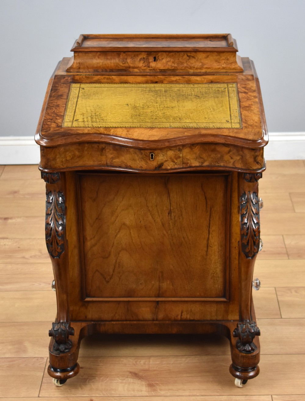 Victorian Burr Walnut Davenport View III