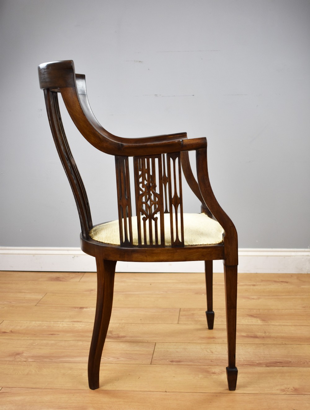 Edwardian Mahogany Desk Chair View III