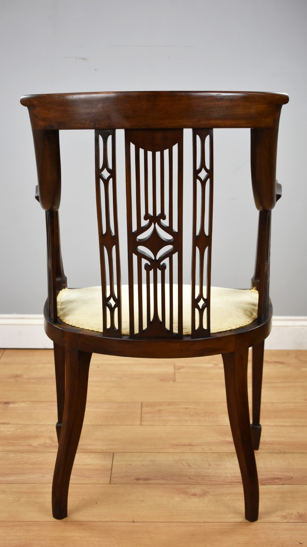 Edwardian Mahogany Desk Chair View IV