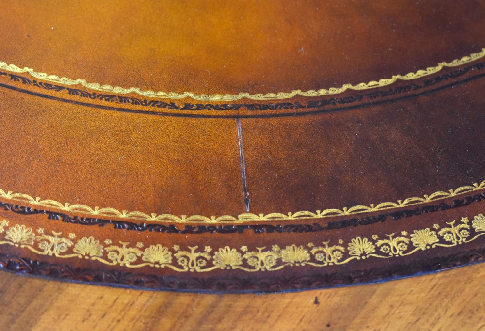 Victorian Mahogany Drum Table View VI