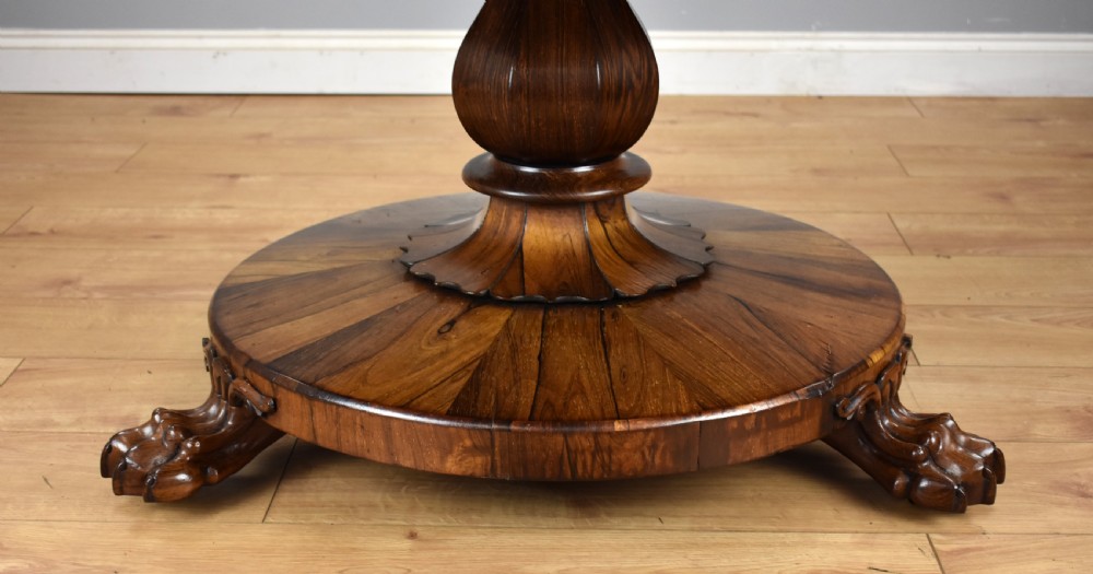 Victorian Rosewood Breakfast Table View V