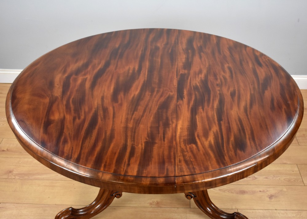 Victorian Mahogany Breakfast Table View V