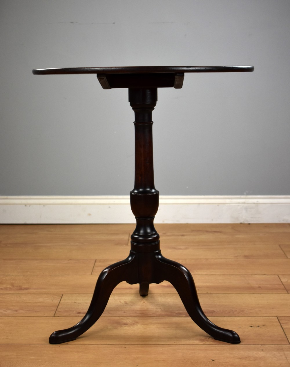 George III Mahogany Tripod Table View IV