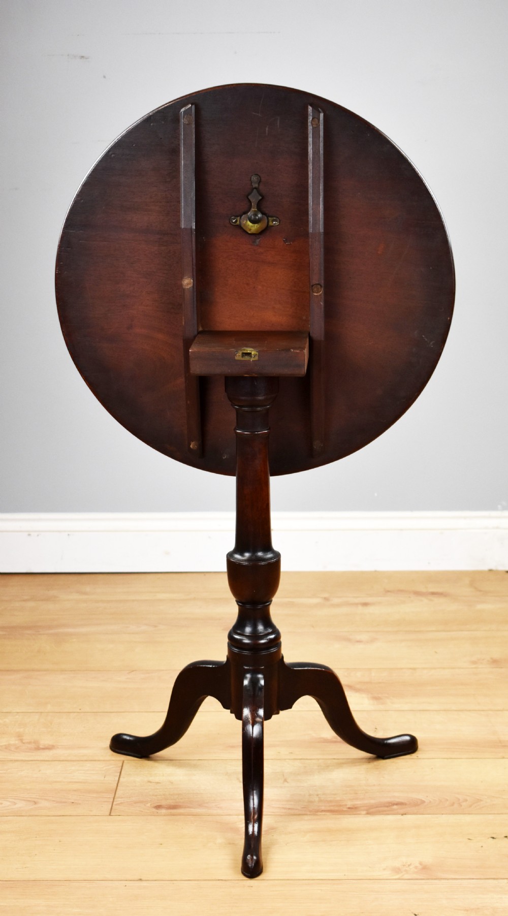 George III Mahogany Tripod Table View VI