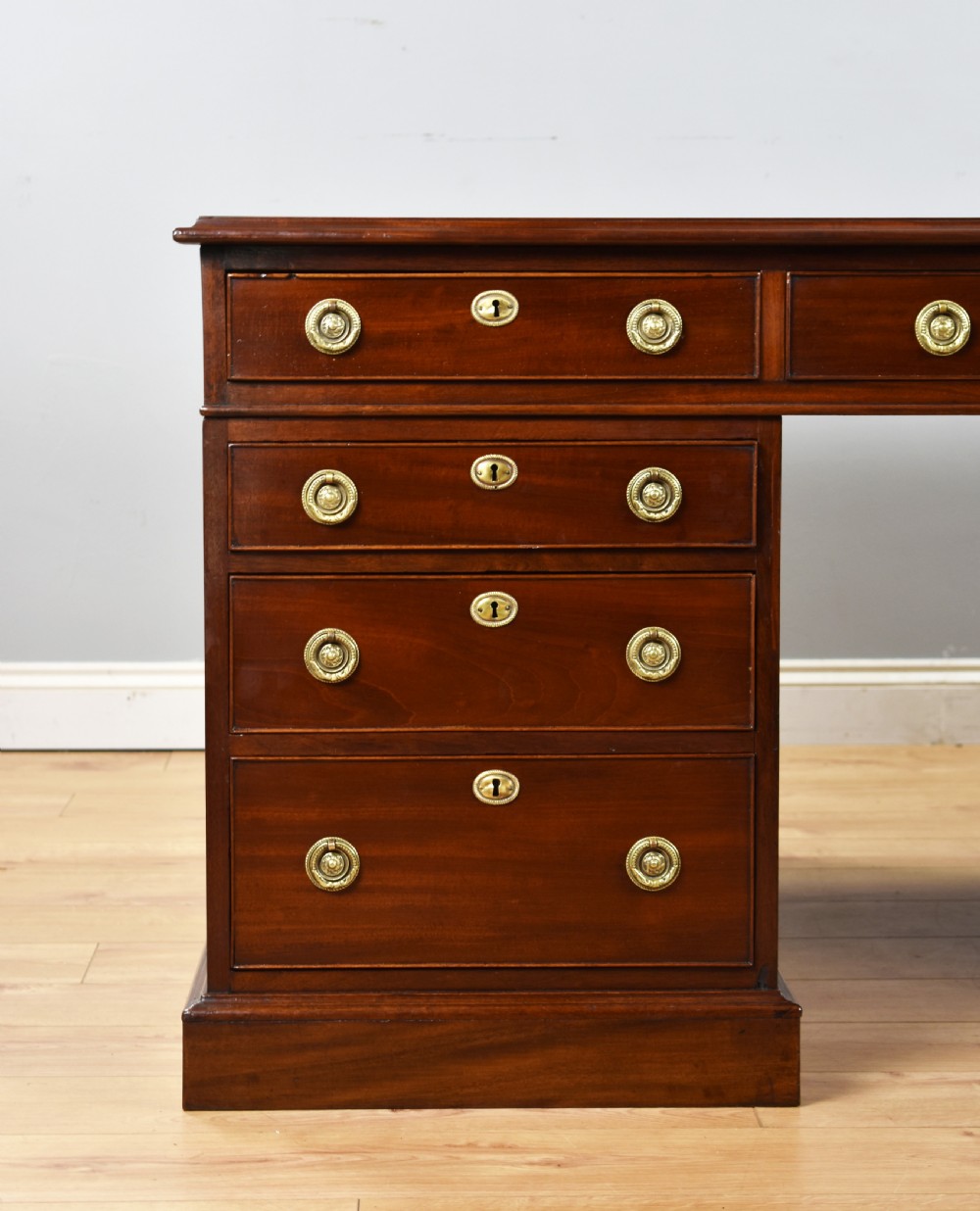 Victorian Mahogany Partners Desk View III