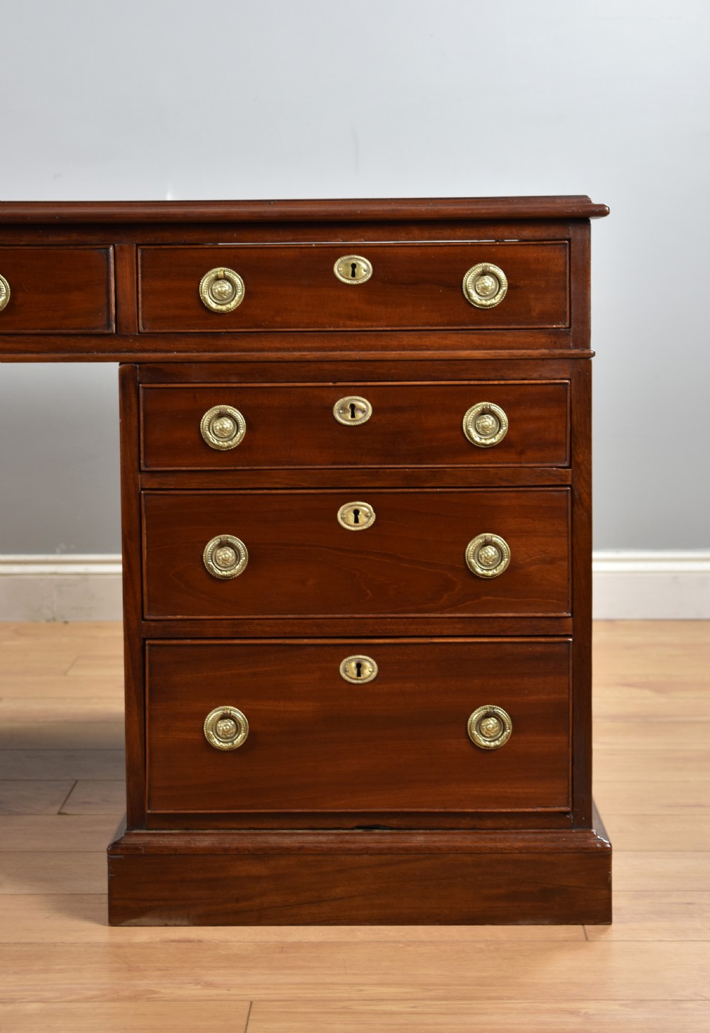 Victorian Mahogany Partners Desk View V