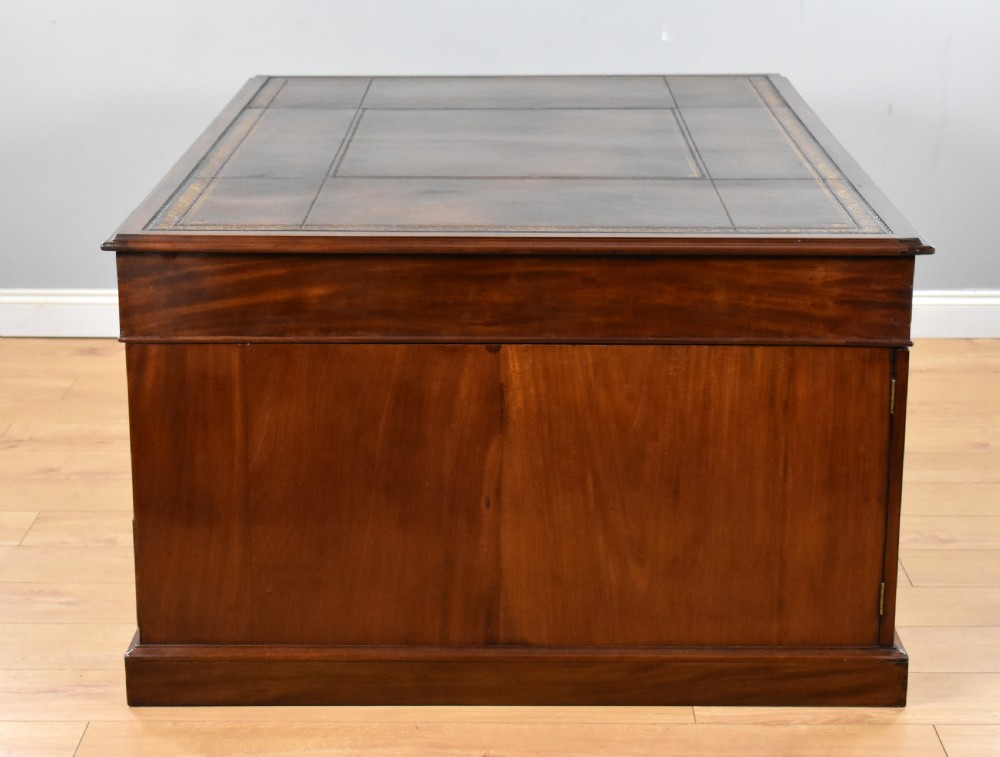 Victorian Mahogany Partners Desk View VI