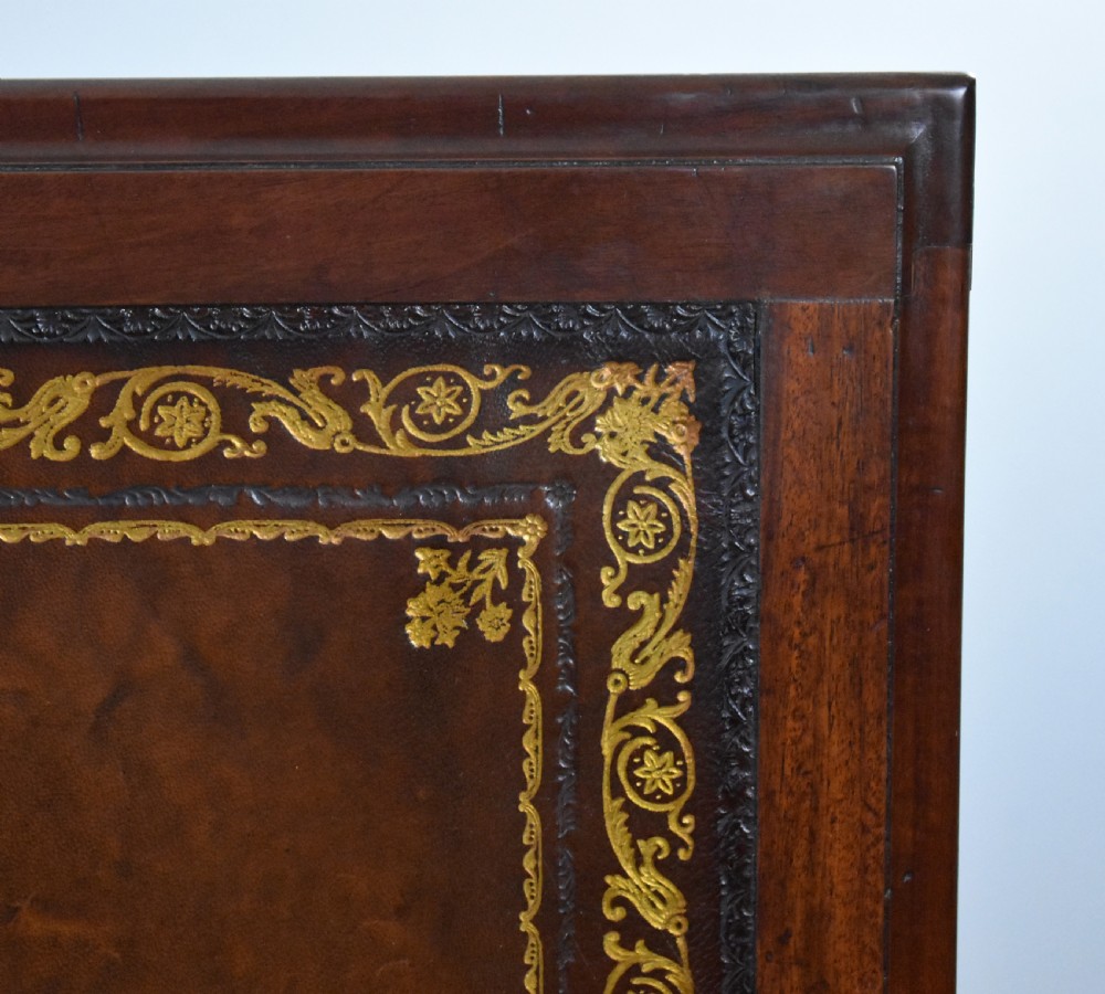 Victorian Mahogany Partners Desk View XII