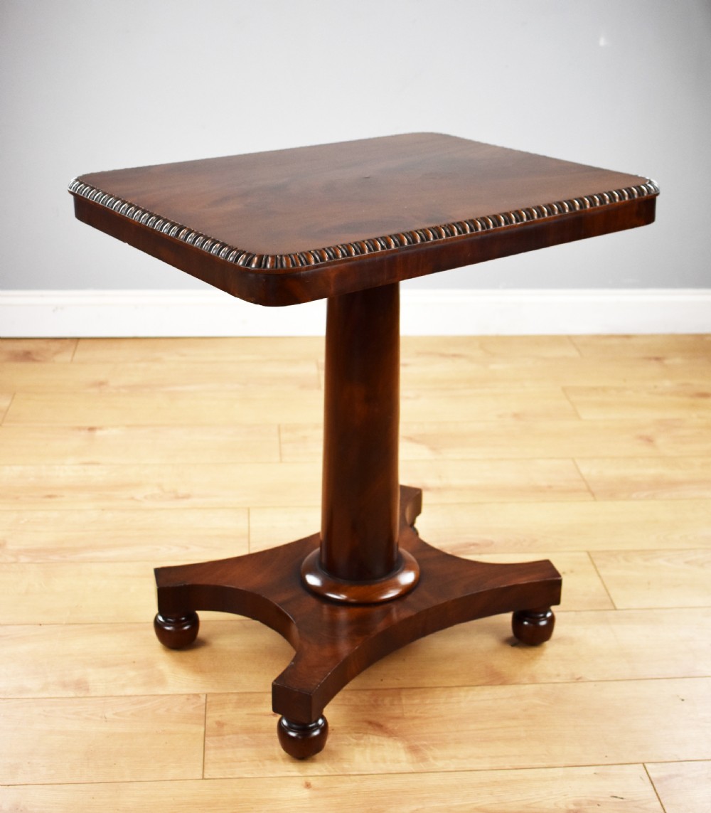 William IV Flame Mahogany Occasional Table