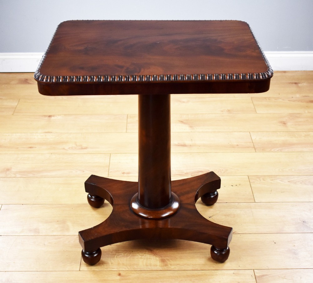 William IV Flame Mahogany Occasional Table View III