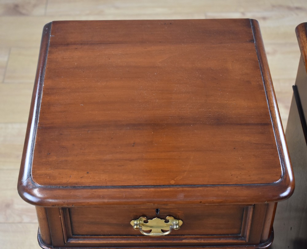 Pair of Victorian Mahogany Bedside Chests View IV
