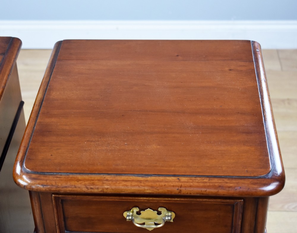 Pair of Victorian Mahogany Bedside Chests View V