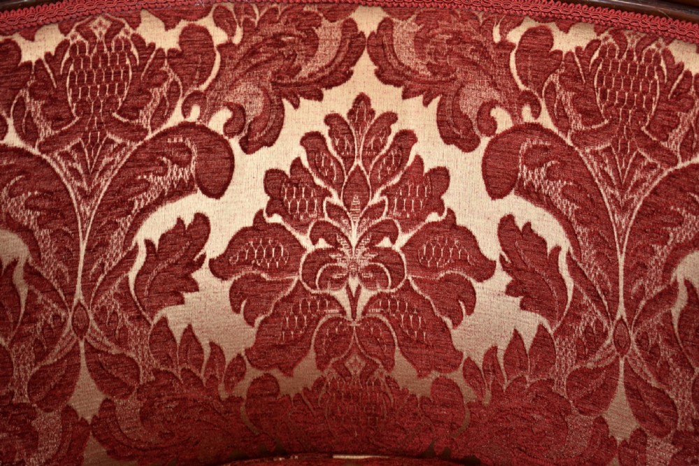Pair of French Empire Style Tub Chairs View XII