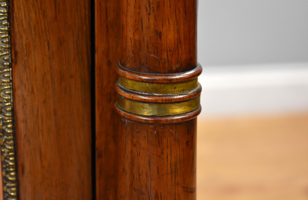 Regency Rosewood and Brass Inlaid Chiffonier  View XI