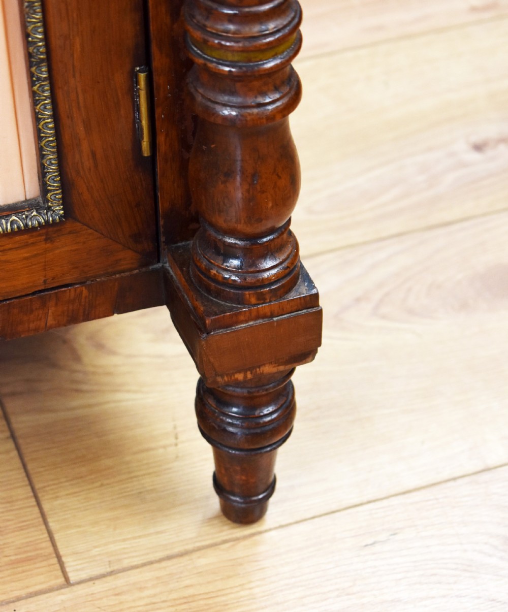 Regency Rosewood and Brass Inlaid Chiffonier  View XII