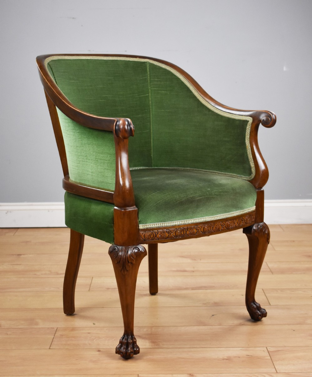 Antique Mahogany Desk Chair