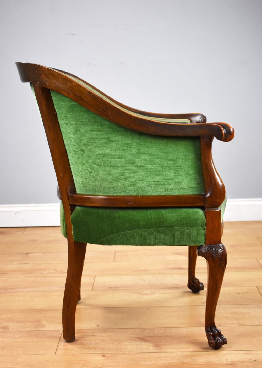 Antique Mahogany Desk Chair View III