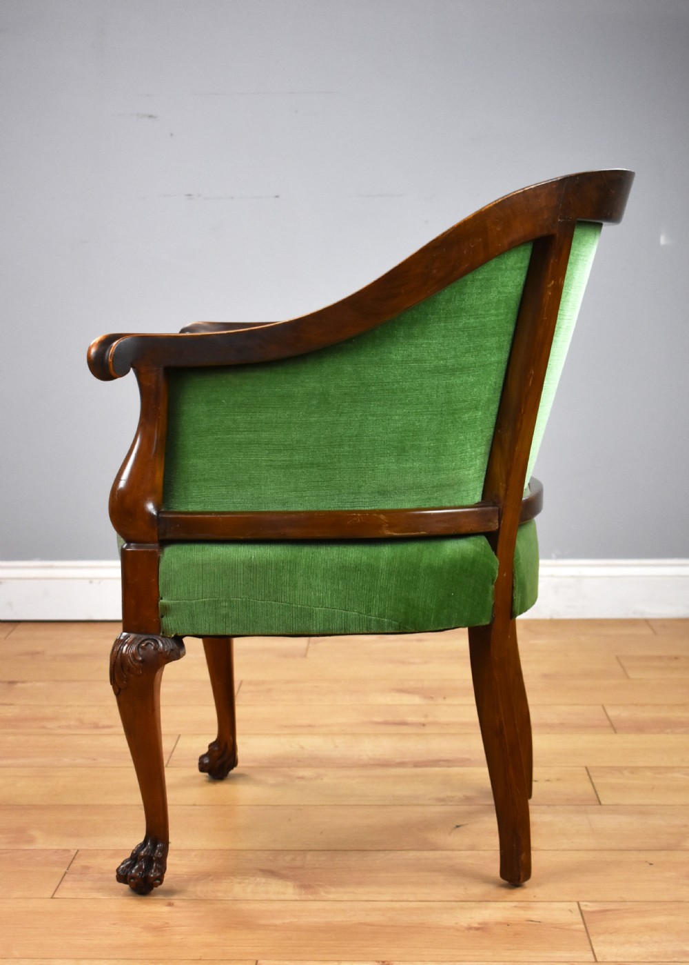 Antique Mahogany Desk Chair View V