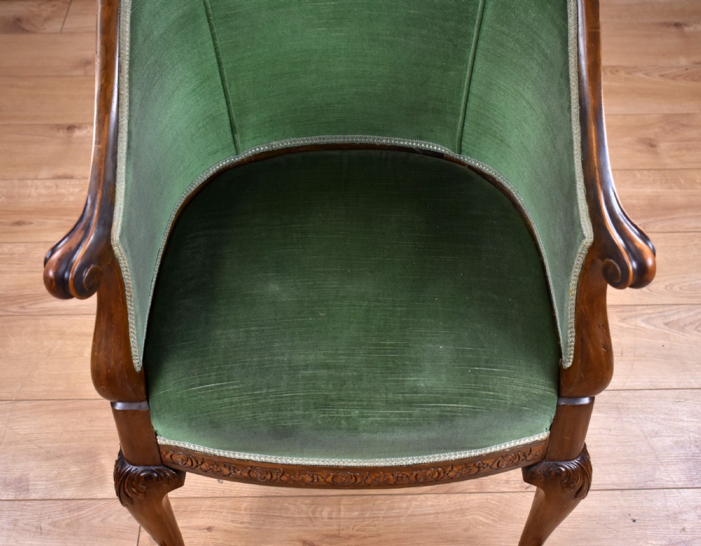 Antique Mahogany Desk Chair View VI