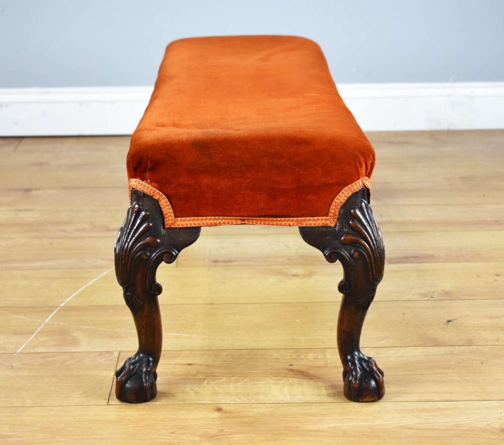 Queen Anne Style Foot Stool View V