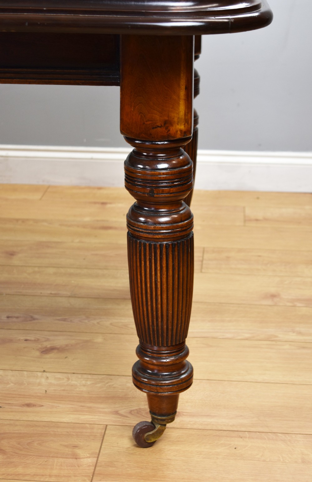 Victorian Mahogany Extending Dining Table View VI