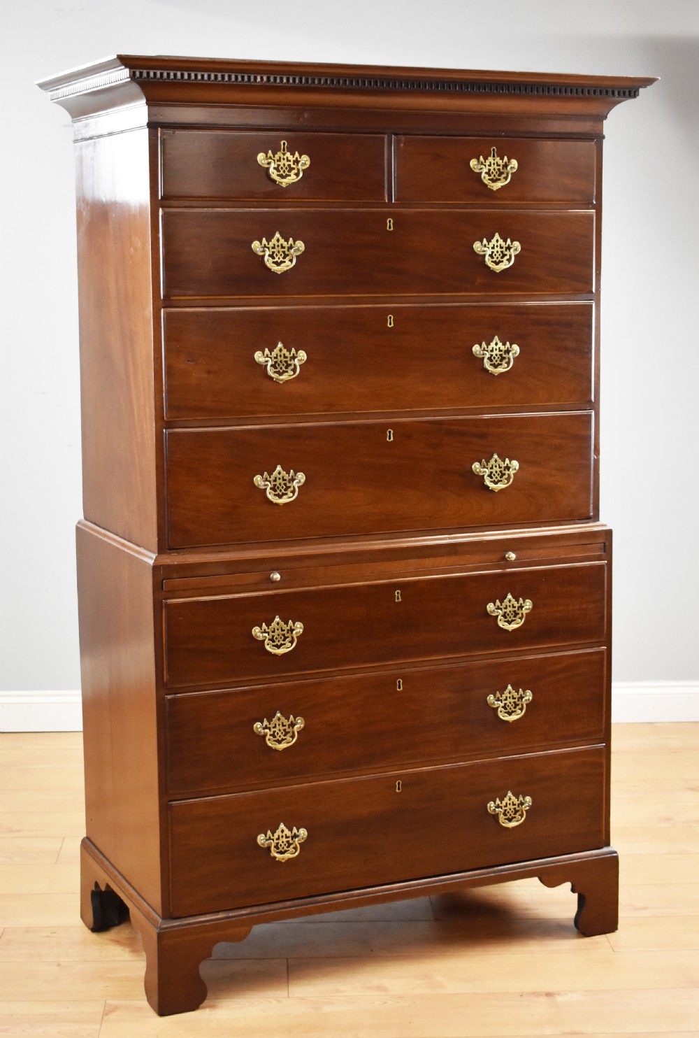 George III Mahogany Chest on Chest