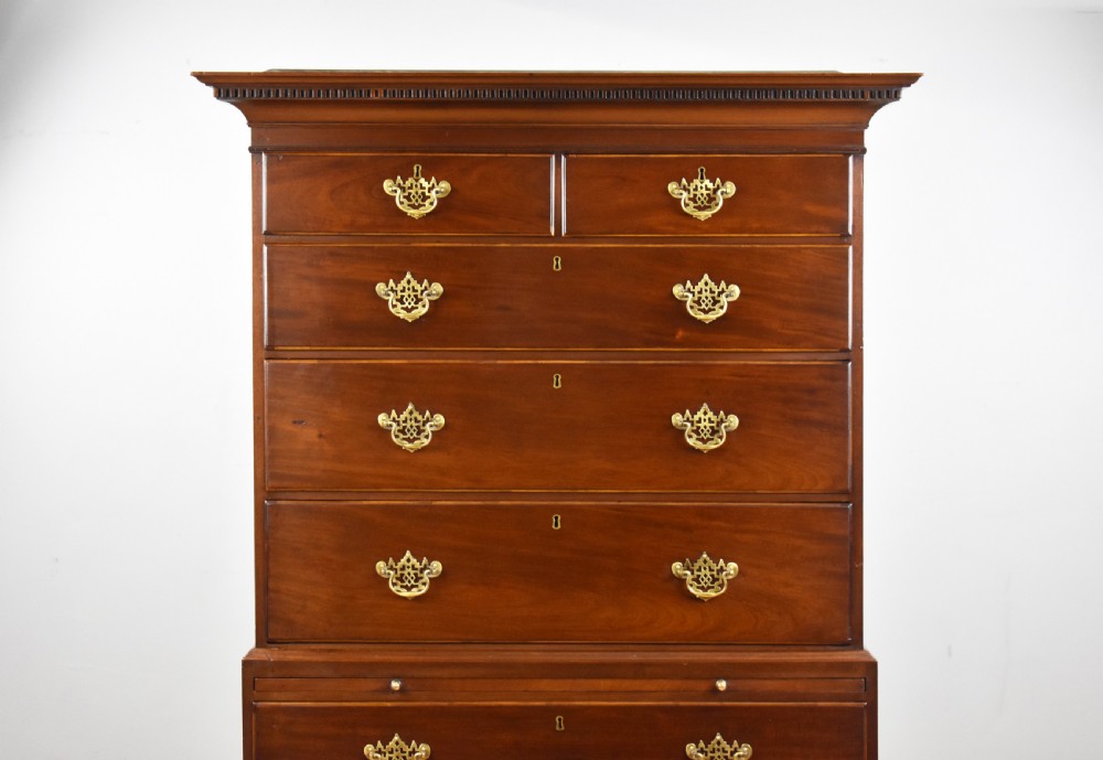 George III Mahogany Chest on Chest View III