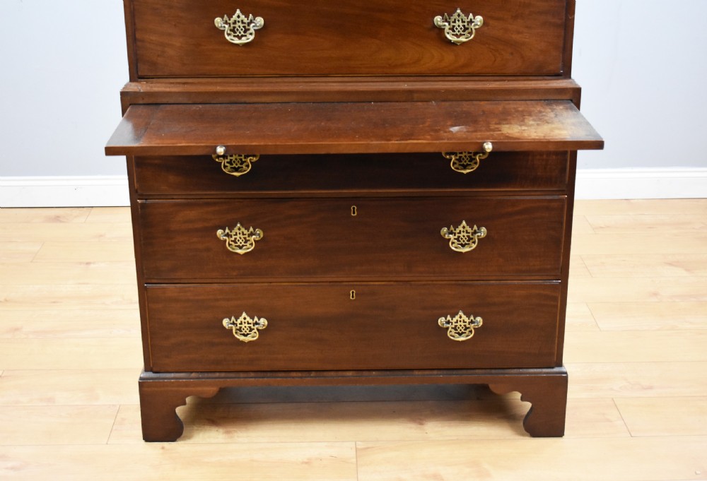 George III Mahogany Chest on Chest View V