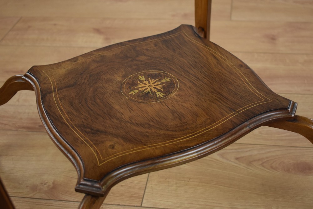 Late Victorian Rosewood Envelope Card Table View XI
