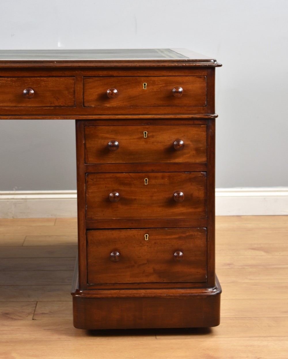 Victorian Mahogany Partners Desk View V