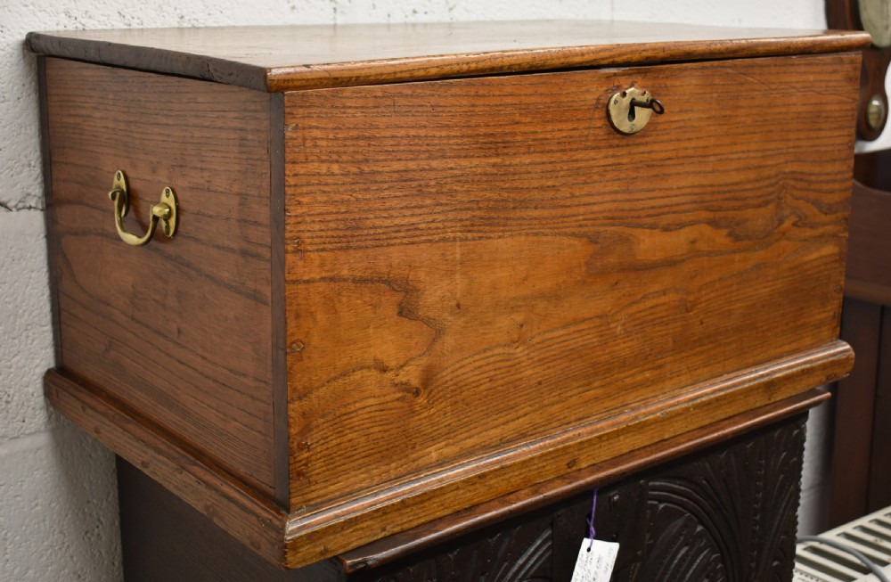 George III Elm Deed Box View II