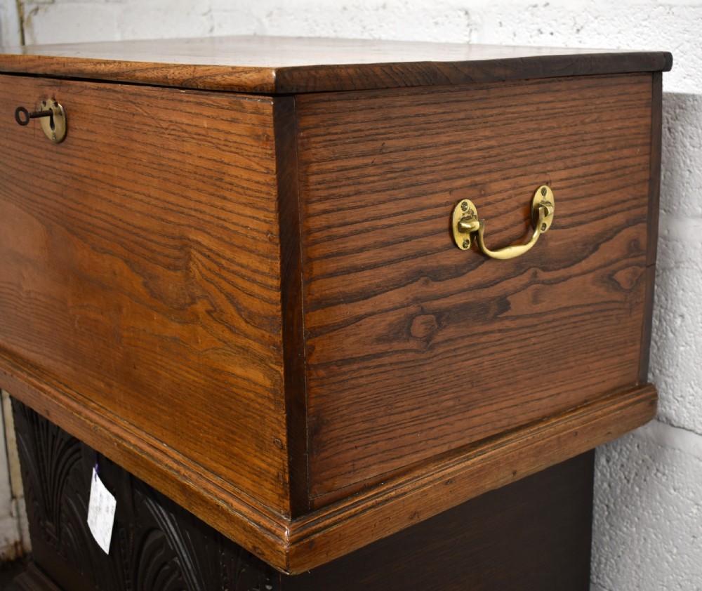 George III Elm Deed Box View V
