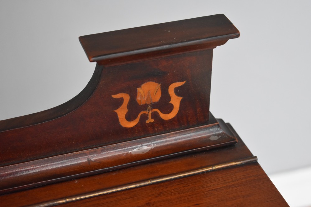 Victorian Mahogany Inlaid Art Nouveau Music Cabinet View VIII